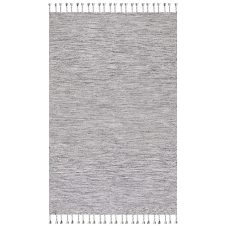 Safavieh 3 x 5 ft. Dhurries Hand Loomed Rectangle Area Rug Dark Grey & Beige DHU801H-3